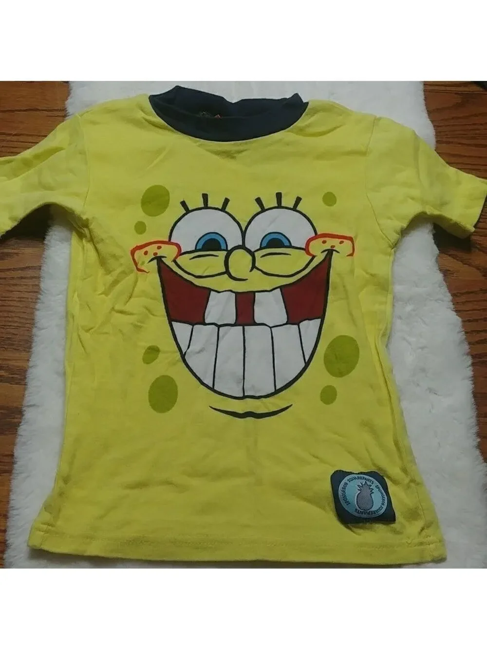 Nickelodeon Spongebob PJ top, slim fitting Boy 8